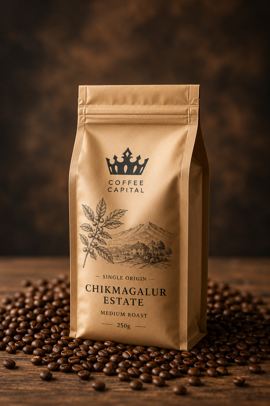 Chikmagalur Estate coffee bag