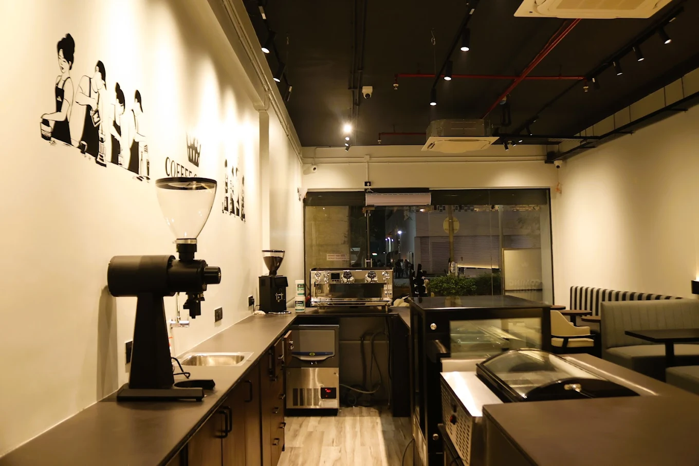 Coffee Capital counter and cafe interior